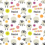 Sheep Personalised Birthday Wrapping Paper
