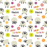 Sheep Personalised Birthday Wrapping Paper