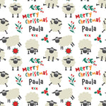 Sheep Personalised Christmas Wrapping Paper