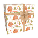 Gingerbread House Personalised Christmas Wrapping Paper