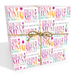 Personalised Mother's Day Best Mum Wrapping Paper