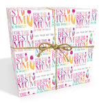 Personalised Mother's Day Best Mum Wrapping Paper