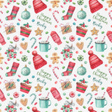 Sweets Personalised Christmas Wrapping Paper