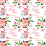 Personalised Mother's Day Flowers Wrapping Paper
