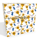 Best Dad Father's Day Personalised Wrapping Paper